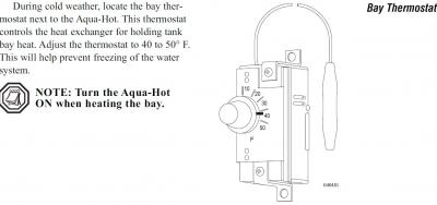 Image result for aquahot bay thermostat