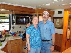 We just love cooking and enjoying the motorhome