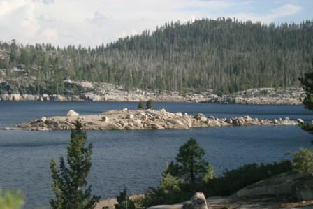 An Island of Rubble Near the Dam