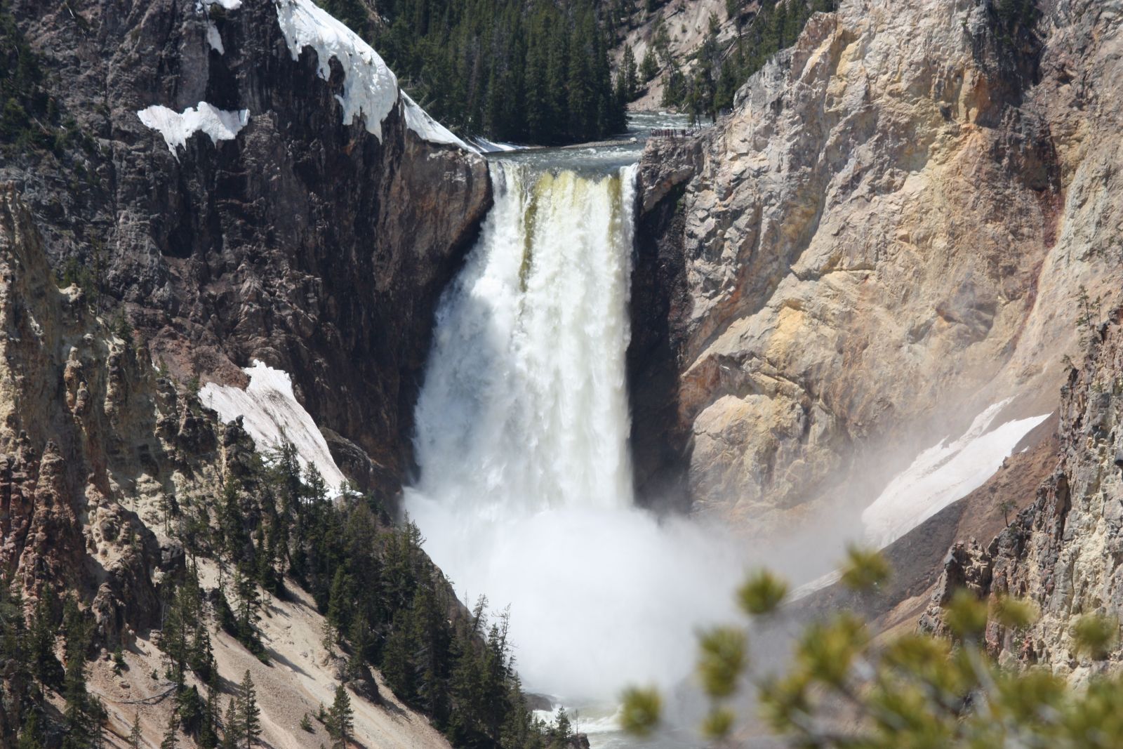 One of many Waterfalls in Yellowstone