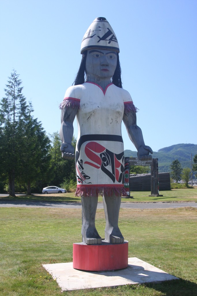 Makah Figure At Cultural Center