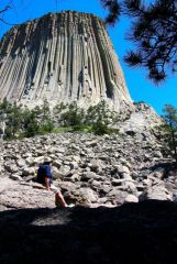 Staring at Devils Tower