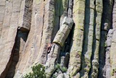 Devils Tower Closeup