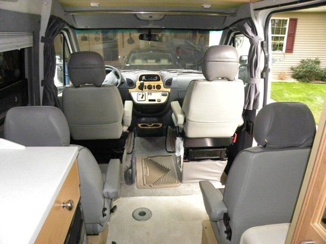 With rear captain’s chairs installed