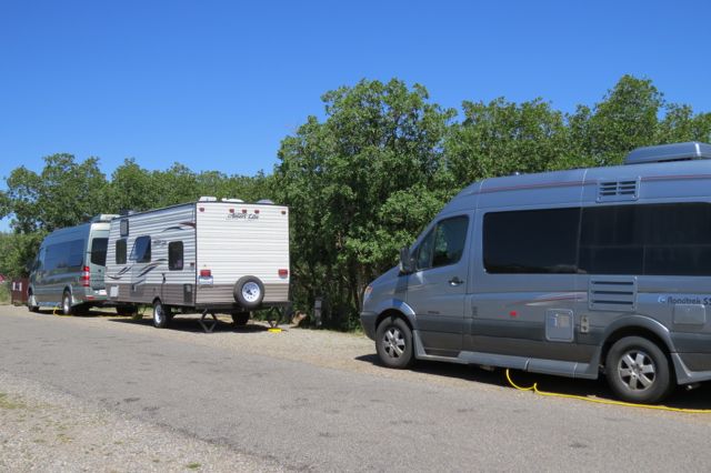 Campsite along Loop B at Gunnison