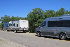 Campsite along Loop B at Gunnison
