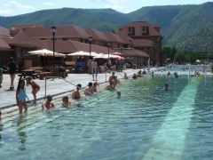 Swimming in Glenwood Springs, Colorado