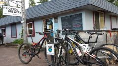 Mountain bikes at Copper Harbor