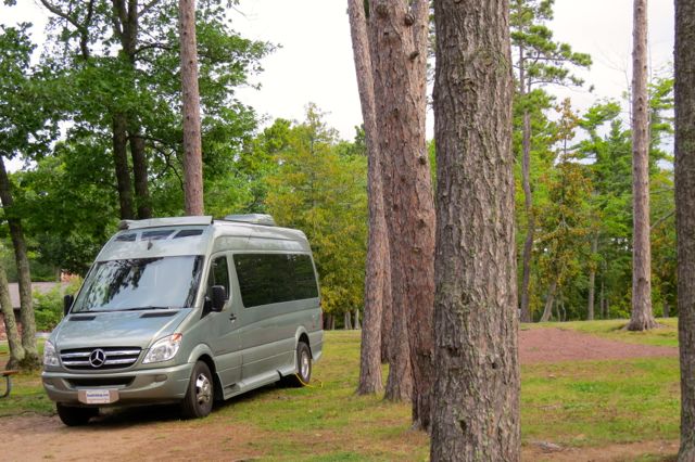 Fort Wilkins campsite