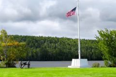 Flag at Fort Wilkins