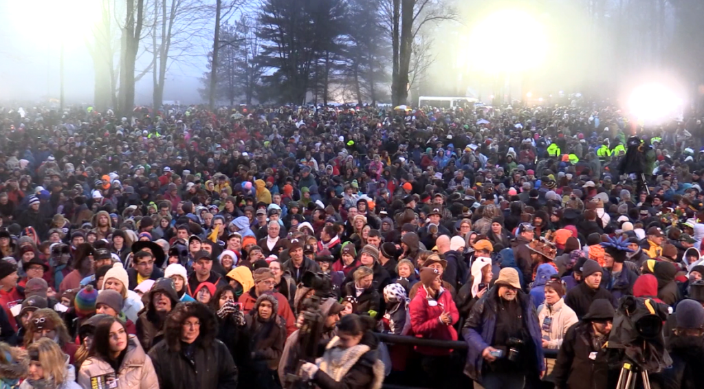 Groundhog Day crowd