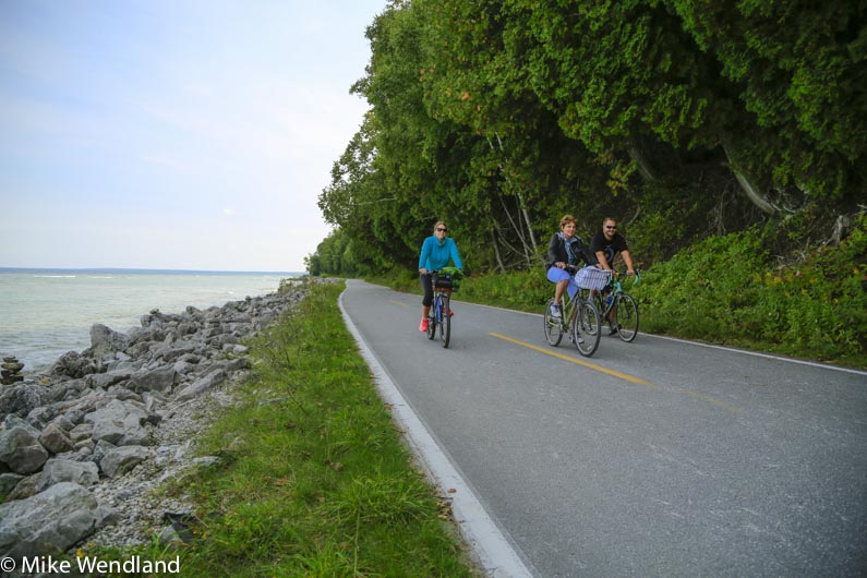 Biking Along the Shoreline