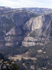 View from Glacier point Yosemite March 2015
