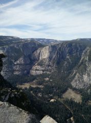 View from Glacier point Yosemite March 2015