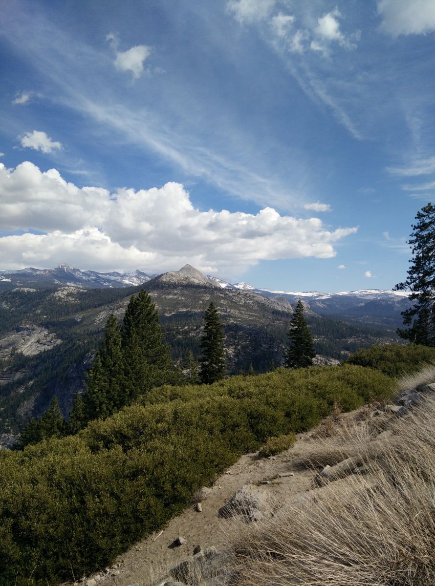 View from Glacier point Yosemite March 2015