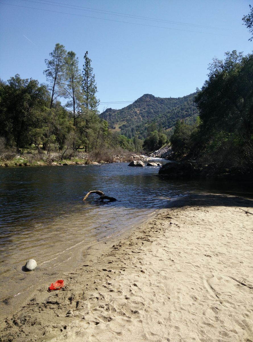 river near the RV park we stayed at