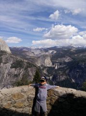 View from Glacier point Yosemite March 2015