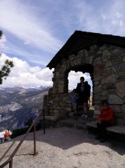 View from Glacier point Yosemite March 2015