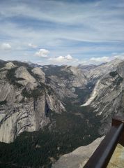 View from Glacier point Yosemite March 2015