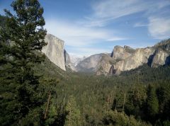 View from Glacier point Yosemite March 2015