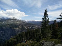 View from Glacier point Yosemite March 2015