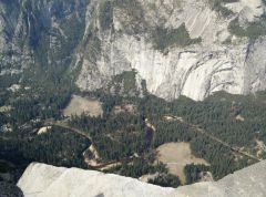 View from Glacier point Yosemite March 2015