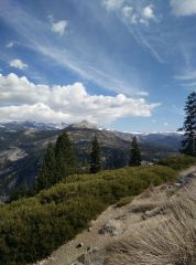 View from Glacier point Yosemite March 2015