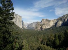 View from Glacier point Yosemite March 2015