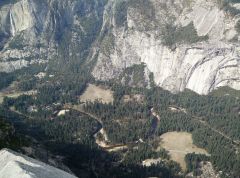 View from Glacier point Yosemite March 2015