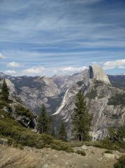 View from Glacier point Yosemite March 2015