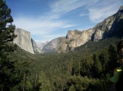 View from Glacier point Yosemite March 2015