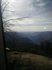 View from Glacier point Yosemite March 2015