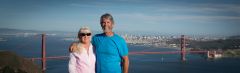 Darlene and Don, Golden Gate Bridge, San Francisco