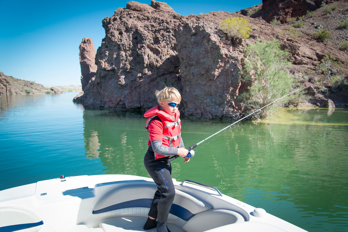 Fishing on Lake Havasu