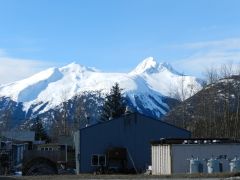 The mountains of Skagway, AK