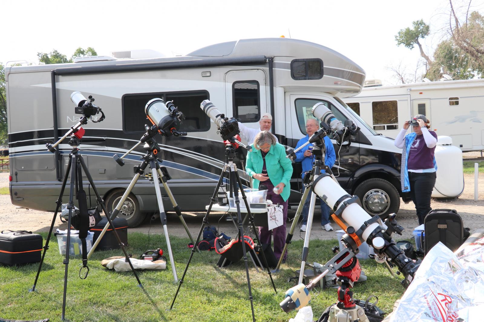 Eclipse MegaMovie Film Crew And Equipment